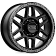 KM54429080718 Aluminum Satin Black Wheel, 20 in. X 9 in., 8 x 6.5 in. Bolt Pattern