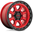 KM54879068900 Aluminum Red Wheel, 17 in. X 9 in., 6 x 5.5 Bolt Pattern