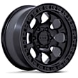 KM550MX17856810 Aluminum Satin Black Wheel, 17 in. X 8.5 in., 6 x 5.5 Bolt Pattern
