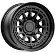 1994 Nissan D21 - Aluminum Satin Black Wheel, RWD, 16 in. x 8 in., 6 x 5.5 Bolt Pattern