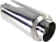 Made of Stainless Steel Muffler 2.25 in. Inlet Size 4 in. Outlet Size - Sold Individually