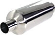 Made of Stainless Steel Muffler 2.25 in. Inlet Size 4 in. Outlet Size - Sold Individually