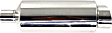 Made of Stainless Steel Muffler 2.25 in. Inlet Size 4 in. Outlet Size - Sold Individually