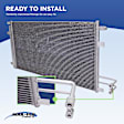 2016-2018 Hyundai Tucson - A/C Condenser, With subcool 16mm, 4 Cyl., 1.6L Engine