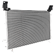 A/C Condenser, 3.5L 6 Cyl. Engine
