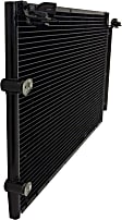 A/C Condenser, With Receiver Drier