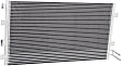 2002 Dodge Stratus SE - A/C Condenser, Sedan, For Models With Transmission Cooler, 4 Cyl 2.4L