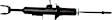 341378 Front, Driver Side Bare Strut, RWD, GR-2/Excel-G Series