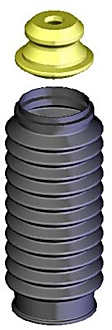 SB103 Shock and Strut Boot - Black, Strut boot, Direct Fit, Sold Individually