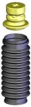 SB108 Shock and Strut Boot - Black, Strut boot, Direct Fit, Sold individually