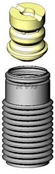 SB112 Shock and Strut Boot - Black, Strut boot, Direct Fit, Sold Individually