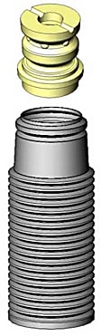 SB113 Shock and Strut Boot - Black, Strut boot, Direct Fit, Sold individually