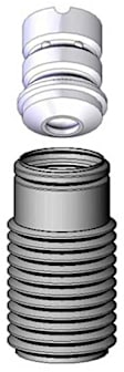 SB117 Shock and Strut Boot - Black, Strut boot, Direct Fit, Sold Individually