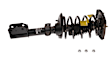 SR4104 Rear, Driver Side Fully Loaded Strut, Strut-Plus Series