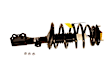 SR4178 Front, Driver Side Fully Loaded Strut, FWD, Strut-Plus Series