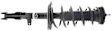 SR4455 Rear, Driver Side Fully Loaded Strut, FWD, Strut-Plus Series