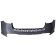 Front Primed Bumper Cover, With Fog Light Holes, Without Parking Aid Sensor Holes