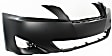 Front Primed Bumper Cover, Base Model, Without Pre-Collision System, Without Headlamp Washer Holes