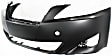Front Primed Bumper Cover, Base Model, Without Pre-Collision System, Without Headlamp Washer Holes