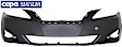 Front Primed Bumper Cover, Without Pre-Collision System, Headlight Washer and Parking Aid Sensor Holes, With Fog Light and Spoiler Holes, CAPA Certified