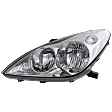 Driver Side Halogen Headlight, With bulb(s), Base Model, For Models Without HID Lighting or Optional AFS Lighting System