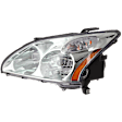 Driver Side Headlight, with Bulb, Halogen, Base Model, Japan Built Vehicle