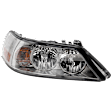 Passenger Side Headlight, with Bulb, Halogen, Clear Lens, 8 Cyl., 4.6L Engine