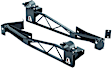 20460 Ladder Bar - Powdercoated Black, Steel, Bolt-On, Direct Fit