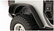 10052-07 Rear, Driver and Passenger Side Fender Flares, Black Flat Style for Jeep Series