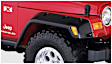 10908-07 Front and Rear, Driver and Passenger Side Fender Flares, Black Pocket Style for Jeep Series