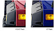 10908-07 Front and Rear, Driver and Passenger Side Fender Flares, Black Pocket Style for Jeep Series