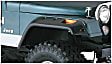 10910-07 Front and Rear, Driver and Passenger Side Fender Flares, Matte Black Cut-out for Jeep Series