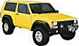 10912-07 Front and Rear, Driver and Passenger Side Fender Flares, Black Cut-out for Jeep Series