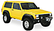 10912-07 Front and Rear, Driver and Passenger Side Fender Flares, Black Cut-out for Jeep Series
