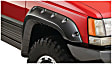 10916-07 Front and Rear, Driver and Passenger Side Fender Flares, Black Cut-out for Jeep Series