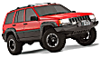 10916-07 Front and Rear, Driver and Passenger Side Fender Flares, Black Cut-out for Jeep Series