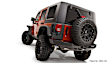 10918-07 Front and Rear, Driver and Passenger Side Fender Flares, Black Flat Style for Jeep Series