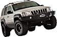 2001 Jeep Grand Cherokee Laredo 8 Cyl 4.7L - Front and Rear, Driver and Passenger Side, Fender Flares, Matte Black, Cut-out for Jeep Series