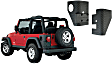 14001 Corner Guards - Textured Black, Plastic, Direct Fit