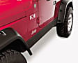 14002 Trail Armor Series Rocker Panel Guards - Black diamond plate, Dura-Flex(R) 2000 TPO, Direct Fit, Set of 2
