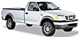 1999 Ford F-150 - Rear, Driver and Passenger Side, Fender Flares, Styleside, Tire Coverage 2 in., Black, Extend-A-Fender Series