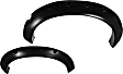 2006 Ford F-250 Super Duty - Rear, Driver and Passenger Side, Fender Flares, 82.4 in. Bed, Styleside, Except Dually Models, With Screw Pocket, Tire Coverage 4.5 in., Black, Cut-Out Series