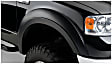 2004 Ford F-150 - Front, Driver and Passenger Side, Fender Flares, Styleside, Tire Coverage 2 in., Black, Extend-A-Fender Series