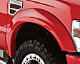 2012 Ford F-150 - Front, Driver and Passenger Side, Fender Flares, Styleside, Tire Coverage 1.5 in., Black, OE Style Series