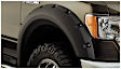 2011 Ford F-150 - Front, Driver and Passenger Side, Fender Flares, Styleside, Tire Coverage 2.38 in., Black, Pocket Style Series