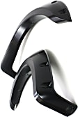 20073-02 Front, Driver and Passenger Side Cut-Out Extra Coverage Series Fender Flares, Black