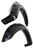 20073-02 Front, Driver and Passenger Side Cut-Out Extra Coverage Series Fender Flares, Black