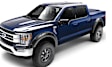 20135-02 Front, Driver and Passenger Side Fender Flares, Black Pocket Style Series