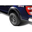 20136-02 Rear, Driver and Passenger Side Fender Flares, Matte Black Extend-A-Fender Series