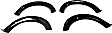 20916-02 Front and Rear, Driver and Passenger Side Fender Flares, Black Pocket Style Series